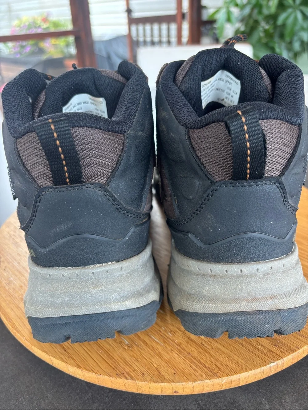Eddie Bauer Brown and Black Waterproof Trail Boots